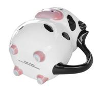 KHBUAB Coffee Mug Drinkware Large Capacity Cow Shaped 3D Ceramic with Excellent Heat Retention and Built to Last Design, Cute and Fun for Home and Multiple Environments