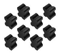 KHBUAB Coil Spring Spacers for Trucks and Suvs Heavy-Duty Suspension Cushions 8pcs Rubber Black Enhancing Driving Comfort and Lift Suitable for 1-1.5 Inch Coil Spring Lift Applications
