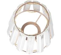 KHBUAB Crystal and Iron Ceiling Light Cover Electroplated Gold Finish, Small 3Cm Center Hole, Suitable for Bedroom and Wall Lamp Applications
