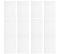 KHBUAB Disposable Pet Cage Pad Absorbent 100pcs Bird Cage Liners Paper White with Sturdy Material Convenient Not Easy be Broken Bedding Mat for Parrots