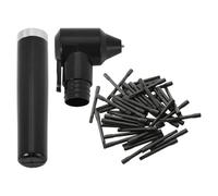 KHBUAB Electric Pigment Stirrer with Comfortable Grip and 50 Black Mixing Sticks for Watercolour Paint and Tattoo Ink Suitable for Artists