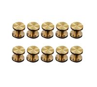 KHBUAB Fastener Screws Rivets 10pcs Lightweight Sunflower Brass Environmentally Friendly Accessories for Leathercraft Belt