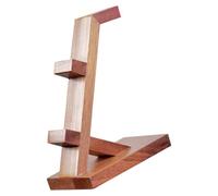 KHBUAB Gaming Controller and Headset Storage Holder Stand with Simple Structure Design for Wooden, Stylish Brown Display Rack Popular Consoles for Gaming Entertainment Area and Desk