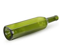 KHBUAB Green Glass Floating Wine Bottle Plate with Smooth Surface and Fine Workmanship, Dishwasher Safe and Easy to Clean, for Dining Table and Everyday Use
