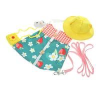 KHBUAB Green Rabbit Clothes Pulling Strap Made of Sturdy Polyester, Easy to Use Outdoor Leash for Pet Rabbit Walking, Providing Freedom with Control and Comfortable Fit Random Color