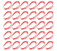 KHBUAB Id Wristbands for Adults 100pcs PVC Adjustable Fit Comfortable for Sensitive Skin Hospital Nursing Patient Identification Bands