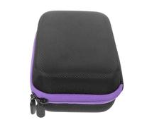 KHBUAB Insulin Vial Protector Case 15 Compartments Fabric Organizer for Diabetics Road Trips Storage