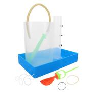 KHBUAB Liquid Pressure Mechanical Experiment Device for Laboratory Physics Teaching, Demonstrates Liquid Pressure Varies with Depth, Plastic Material, User-friendly Setup for Classroom