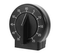 KHBUAB Mechanical Kitchen Timer 60-Minute Black Manual Timer Small Tool for Cooking and Baking