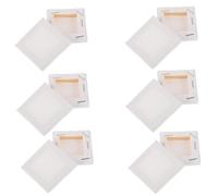 KHBUAB Mini Cotton Canvas Panels 12Pcs White Stretched 5X5Cm DIY Painting Boards for Students and Artists Oil Drawing Supplies