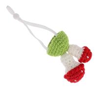 KHBUAB Mini Handmade Mushroom Hat for Small Pets - Lightweight Knitted Costume Cap Accessory for Hamsters, Hedgehogs, and Small Animals, Adorable Pet Outfit for Halloween and Daily Wear