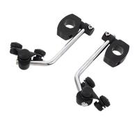 KHBUAB Motorcycle Windscreen Bracket Set, Universal Modified Windshield Mount Support, Alloy and Plastic, Pair, for Motorcycle Windshield, Easy Installation