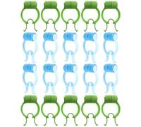 KHBUAB Nasal Plugs and Snore Reduction Portable Nose Clips 20pcs Made of Pom and Eva Practical Nose Nasal Stopper Clips for Breathing Training for Home Use