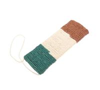 KHBUAB Natural Sisal Cat Scratcher Pad with Tightly Woven Surface and Smooth Edges round Bohemian Style Indoor Cat Door Scratching Mat Featuring Flexible Placement and Sturdy Structure