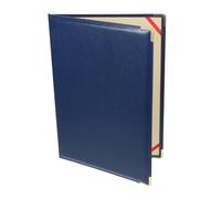 KHBUAB Office Portfolio Folder Office Folder 12.5x9.5x1inch Note Taking Wear Resistance Paper Iron Card Holder Pen Holder for Recipes and Receipts