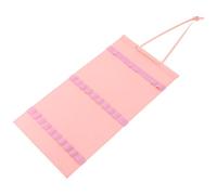 KHBUAB Organizer Wall Headband Holder Felt and Wood Headband Hanging with 30 Slots Space Saving Storage Stand that Can be Hung the Door or Closet Wall