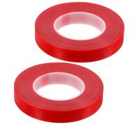 KHBUAB Plastic Garden Tie Tape 2 Rolls 30M Red for Plant Branch Straps and Shrub Staking Outdoors