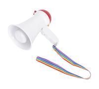 KHBUAB Portable Handheld Megaphone Loudspeaker Lightweight Abs Plastic Material with 5w Power Featuring Fine Workmanship and Voice Amplification for Speech and Making Big Announcements
