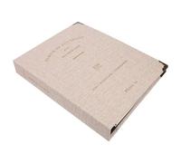 KHBUAB Portable Ticket Storage Album with Deformation Resistance and Pu Material, for Keeping Cards Tidy and Organised for Movie Tickets and Collectibles