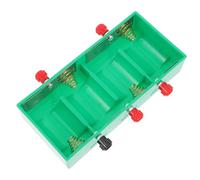 KHBUAB Practical Plastic Battery Case for Physics Electricity Experiment, Easy to Use Teaching Terminal Battery Holder Box for School Science Labs and Experimental Kits