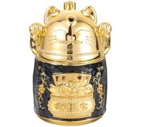 KHBUAB Pressing Type Toothpick Box Acrylic Storage Case with European Embossment Design Elegantly Constructed Desktop Toothpick Holder Suitable for Travel for Home Kitchen Use