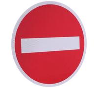 KHBUAB Red Traffic Warning Sign Board Made of Sturdy Aluminum with Visual Reminder and Prioritize Safety Features, for Basements and Factories to Prevent Unauthorized Access