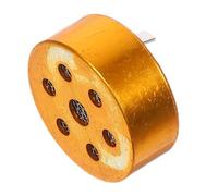 KHBUAB Replacement Condenser Microphone Core with Noise Reduction and Fine Sound Capture Features, 16mm Gold Metal and Plastic Capsule for Professional Studios and Outdoor Interviews