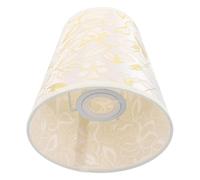 KHBUAB Replacement Lamp Shade for Bedside Table Lamp Foldable Cloth Design and Crystal Candle Shape, Enhancing Home Decor in Bedroom, 16cm E14 Modern Elegant Fabric Lampshade