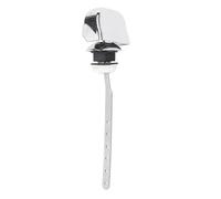 KHBUAB Replacement Side Mount Toilet Bowl Flush Handle Made of Sturdy Abs Material with Easy to Mount Design for Home and Hotel Bathroom Use, Silver Colour Rustproof Lever