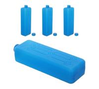 KHBUAB Reusable Ice Packs Rapid Cooling 4pcs Freezer Blocks Made of High-density Resin Plastic, Cooler Accessories for Air Conditioner Fan and Lunch Box for Office and Indoor Activities