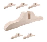 KHBUAB Room Divider Stand Base Enhancing Stability 6pcs Wooden Multifunctional Wood Partition Holder for Folding Privacy Screens for Hotels and Entryway Stands