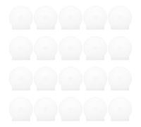 KHBUAB Single Disc Dvd Case Holder 15Pcs Clam Shell Thick Plastic Storage Box for Cds and Dvds for Home or Car Organization