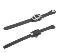 KHBUAB Skate Fixing Buckle Strap Ice Skates Made of Sturdy Pp Material and Skating Shoes 2pcs Adjustable Black for Secure Roller Replacement Suitable