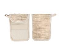 KHBUAB Soap Saver Bags for Storage and Face Cleansing Cotton and Linen 2pcs with Quick Drying Feature Multi-function Exfoliating Soap Pouch for Bathroom Use