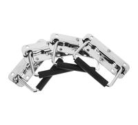 KHBUAB Spring Loaded Handles for Heavy Duty Stainless Steel and 4pcs with Ergonomic Grip Foldable Mechanism Toolbox Chest and Storage Container