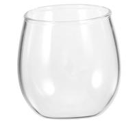 KHBUAB Stemless Wine Glass with 300ml Capacity Stylish Elegant Glass Wine Cup and Simple Chic -Shaped Design Cocktail Parties