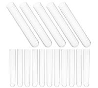 KHBUAB Test Tubes product accessories Polystyrene 100pcs with Caps for Scientific Experiments and Candy Storage, Tubes Suitable for Halloween and Party Supplies