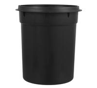 KHBUAB Thickened 3l Black Trash Can Inner Bucket Replacement Liner for Kitchen and Bathroom Waste Container Plastic Rubbish Storage Cylinder for Home Garbage Can Parts