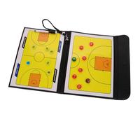KHBUAB Three-fold Tactical Coaching Board for Football and Basketball Training, Reusable PVC Whiteboard with Multiple Side Design, Write Down Instructions Easily for Effective Sports