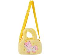 KHBUAB Unicorn Plush Crossbody Bag for Adjustable Shoulder Strap Lightweight Cartoon Adorable Plush Purse Birthday Gift for Little