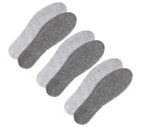 KHBUAB Warm Insoles and Non-Woven Fabric 3 Pairs Double-Sided with Sweat-Absorbing Aluminum Foil Comfortable Cushion Pads for Shoes for Winter and Summer Footwear