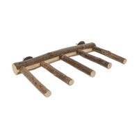 KHBUAB Wooden Bird Standing Rod for Parakeets and Parrots Natural Wood Parrot Perch Cage Accessory for Exercise and Playing Time the Cage Sturdy Bird Perches