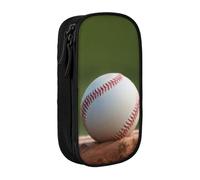 KHDKLXOHZ Cute Baseball Large Capacity Pencil Case Pen Bag Stationery Pouch Stationery Pen Case, Pencase with Compartments Zip, for School Student Girl Boy Women Men