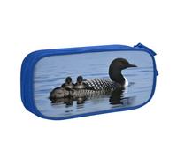 KHDKLXOHZ Cute Loon Birds Large Capacity Pencil Case Pen Bag Stationery Pouch Stationery Pen Case, Pencase with Compartments Zip, for School Student Girl Boy Women Men