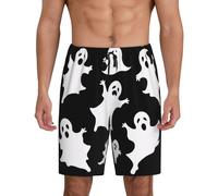 KHDKLXOHZ Mens Pyjama Shorts Halloween Goth - Super Soft Lounge Shorts Pj Bottoms With Pockets Drawstring