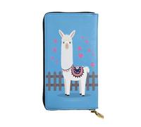 KHDKLXOHZ Stylish Cute Alpacas Long Leather Wallet for Women - Large Capacity Pu Leather Purse, Phone Card Holder Case Credit Card Wallet, Classy Clutch for Ladies & Men