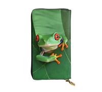 KHDKLXOHZ Stylish Cute Frog Long Leather Wallet for Women – Large Capacity Pu Leather Purse, Phone Card Holder Case Credit Card Wallet, Classy Clutch for Ladies & Men