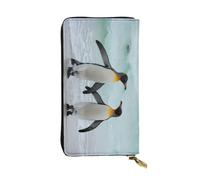 KHDKLXOHZ Stylish Cute Penguin Long Leather Wallet for Women – Large Capacity Pu Leather Purse, Phone Card Holder Case Credit Card Wallet, Classy Clutch for Ladies & Men