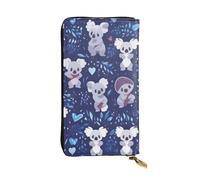 KHDKLXOHZ Stylish Lovely Koala Long Leather Wallet for Women â€“ Large Capacity Pu Leather Purse, Phone Card Holder Case Credit Card Wallet, Classy Clutch for Ladies & Men
