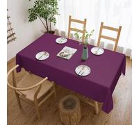 KHDKLXOHZ Table Cloth For Rectangular Table Morning Glory Purple Print Tablecloth 54 X 72 Inch (137x183cm), Waterproof Polyester Farbic Tablecloths For Wedding Banquet Party Home Dining Table Cover
